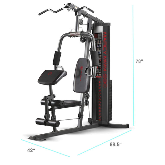 Dual-Functioning Full Body 150Lb Stack Home Gym Workout Machine MWM-990