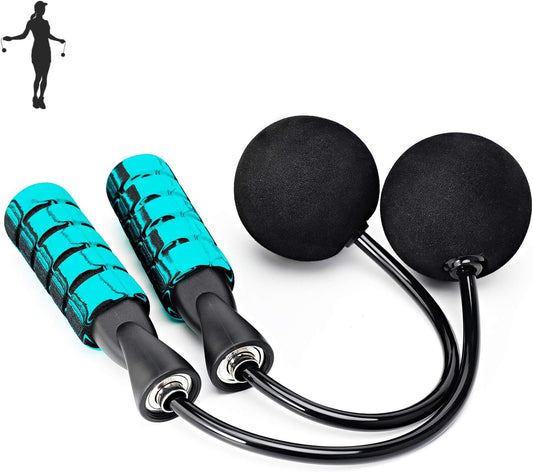 Jump Rope, Weighted Ropeless Skipping Rope for Fitness, Tangle-Free Rapid Speed Cordless Jump Rope Workout for Men, Women, Children