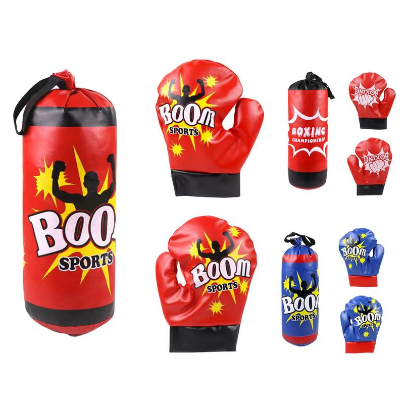 Boxing Bag for Kids Professional Kid Boxing Set with Gloves Sandbag Boxing Training Equipment for Kids Teens Practice Punching