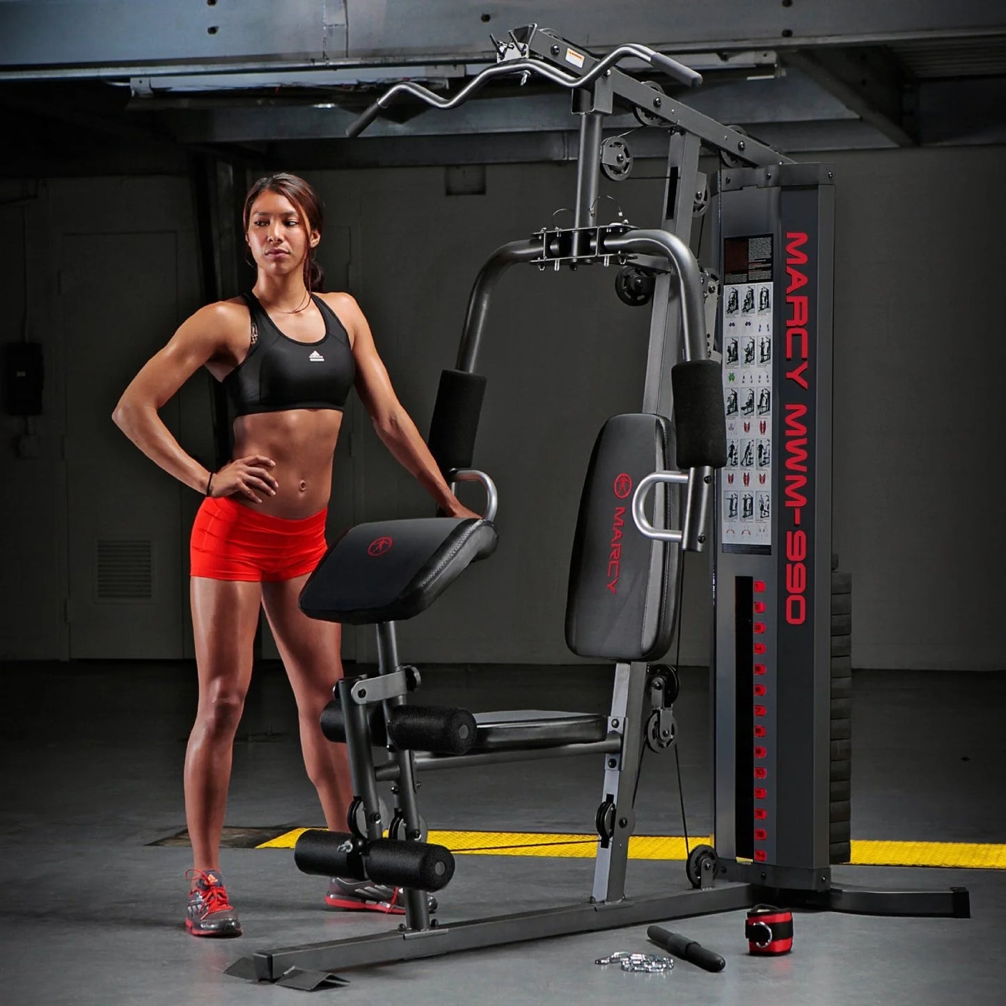 Dual-Functioning Full Body 150Lb Stack Home Gym Workout Machine MWM-990